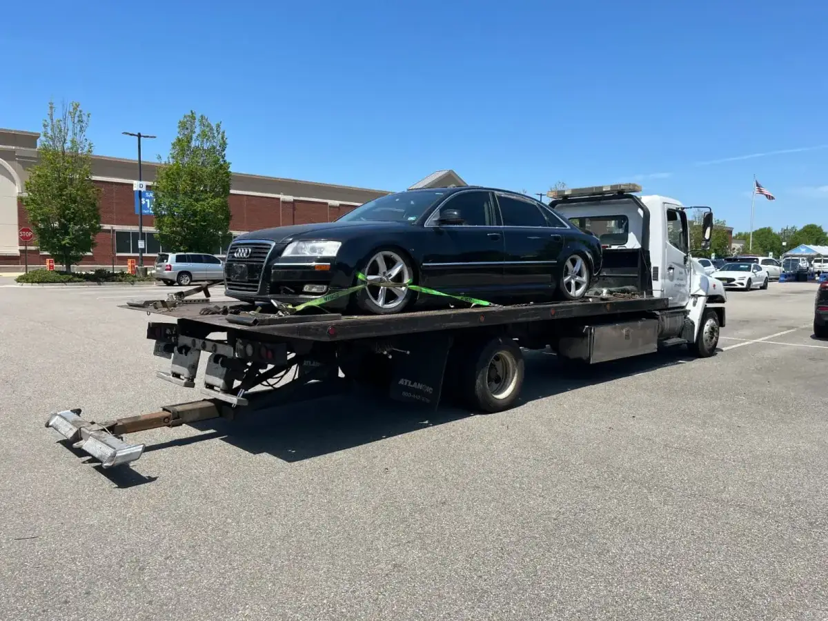 Arlington VA apartment garage car pickup